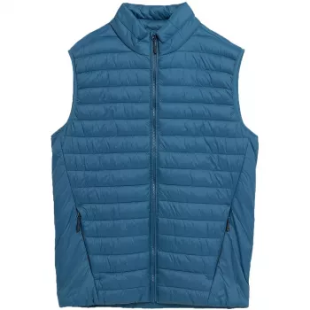 Moški denim brezrokavnik 4F M062 32S regular fit, prostočasni z gumbi