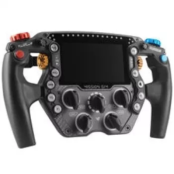 VPG Sim Mission Sim Racing volan, 5-palčni zaslon na dotik, ARGB, 290mm - črn