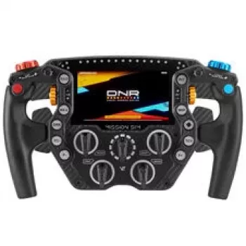 VPG Sim Mission Sim Racing volan, 5-palčni zaslon na dotik, ARGB, 290mm - črn