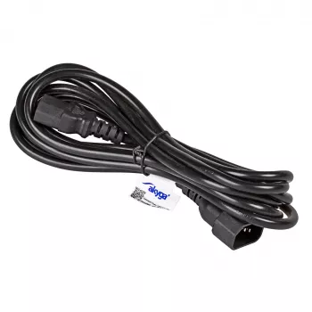 Akyga AK-PC-07C podaljševalni kabel CU IEC C13 na C14 3m črn