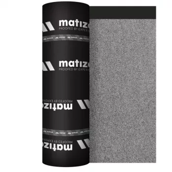 BASE V podlaga za strešno lepenko S3.0 S-F 10m2 - SBS-modificirana bitumenska varilna plošča, ojačana s steklenimi vlakni, posuta s peskom, 3mm, zvitek 1m x 10m, črno-siv