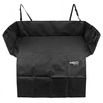 NEO TOOLS 11-474 univerzalna zaščitna podloga za prtljažnik avtomobilov, SUV in karavanov, vodoodporna, odporna na umazanijo in praske, črna, 145 x 120 cm