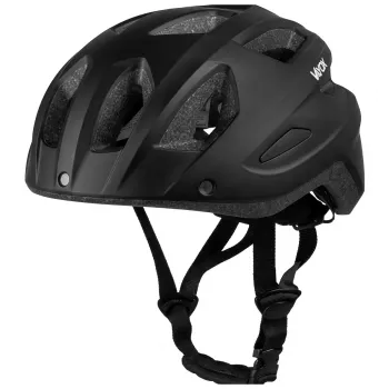 Vayox Kask Active mat črna kolesarska čelada z LED, M