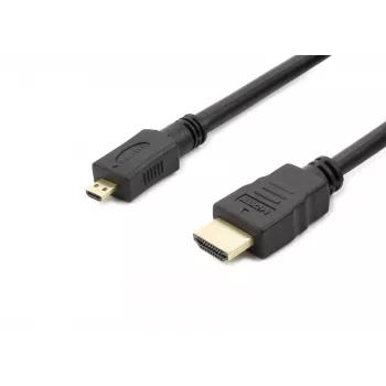 Accura kabel HDMI na micro-HDMI 1,8m 4K High-Speed z Ethernetom, črn