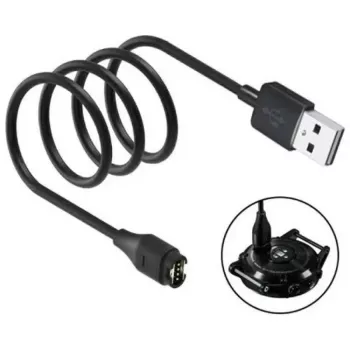 Beline USB-A kabel za polnjenje pametnih ur Garmin, 1m, črn