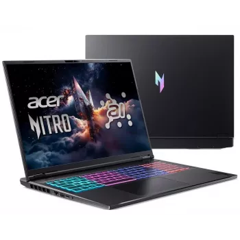 Acer Nitro 16 AI prenosnik za igre - AMD Ryzen AI 9 365, 16 inch WQXGA 165Hz, 32GB DDR5, 2TB SSD, RTX 5070 Ti, Windows 11 Pro