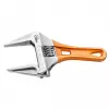 NEO TOOLS nastavljivi kratki vijačni ključ 185 mm, odprtina 0-53 mm, krom-vanadijevo jeklo, DIN 3117