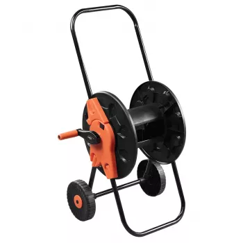 NEO TOOLS voziček za vrtno cev z navijalom, plastika, kapaciteta 60 m 1/2