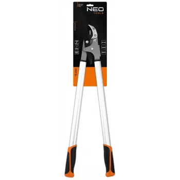 NEO TOOLS 15-252 obhodne vrtne škarje 200 mm, rezilo iz visokokakovostnega ogljikovega jekla s PTFE prevleko, ergonomski ročaji z varnostnim zaklepom