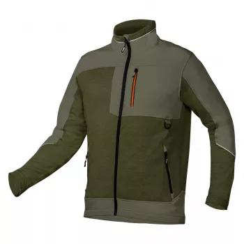 NEO TOOLS softshell jopa OUTDOOR, zelena, velikost XXL