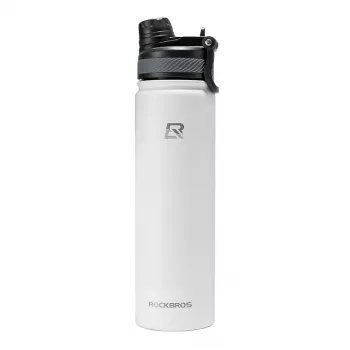 ROCKBROS termična kolesarska bidonka 650 ml bela