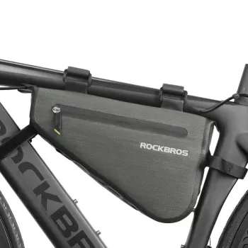Rockbros AS-017 kolesarska okvirna torba 5L, temno zelena
