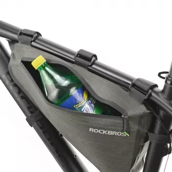 Rockbros AS-017 kolesarska okvirna torba 5L, temno zelena
