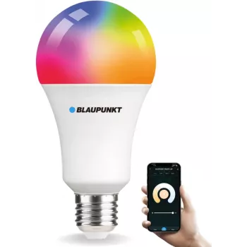 Blaupunkt E27 9W pametna LED žarnica A60 – Tunable White & RGB, Wi-Fi, Alexa/Google Assistant
