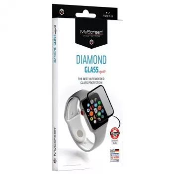 MYSCREEN PROTECTOR MS Diamond Glass Edge 3D 2.5D Apple Watch Ultra/Ultra 2 49mm srebrna