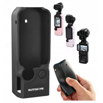 SUNNYLIFE OP4-BHT200-D TPU zaščitni ovitek za DJI Osmo Pocket 3 / 4 / 4P - črn
