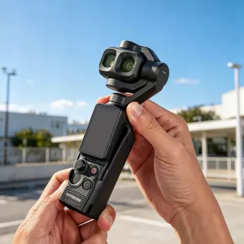 SUNNYLIFE OP4-BHT200-D TPU zaščitni ovitek za DJI Osmo Pocket 3 / 4 / 4P - črn