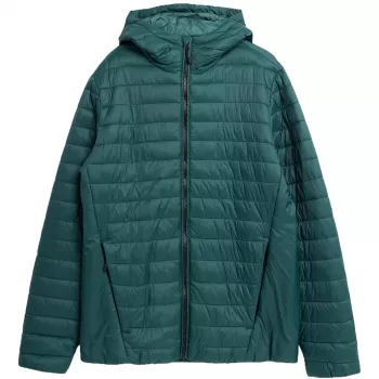 Moška jakna s sintetičnim polnilom 4F M240, temno zelena, AW23