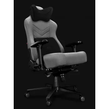 YUMISU 2053 pisarniški stol, blago, Cloud/Black (Y-2053-LB-M)
