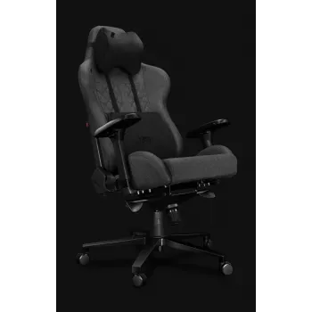 Gaming stol Yumisu 2050 Material, siva/črna