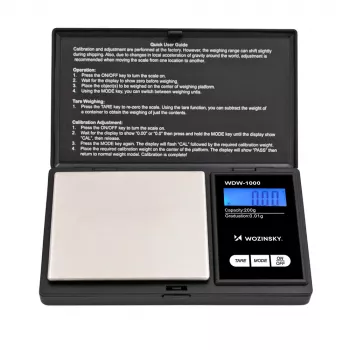 Digitalna poštna tehtnica Wozinsky WDW-1000, 50 kg, črna