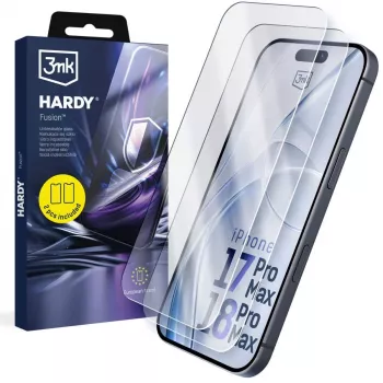 Ovitek 3mk Hardy Fusion za Apple iPhone 17 Pro Max / 18 Pro Max – prosojni hibridni ovitek z zaščito pred padci MIL-STD-810G, združljiv z MagSafe in brezžičnim polnjenjem