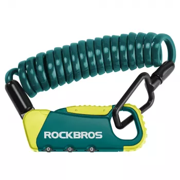 Rockbros RBK6N kombinirana kabelska ključavnica – turkizna, 1200mm