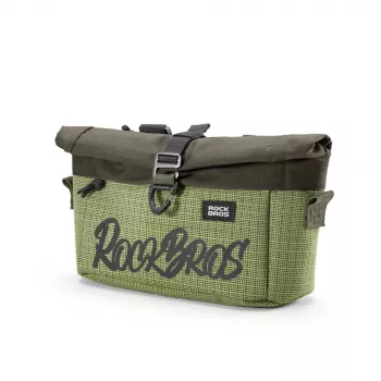 Rockbros W020-1 zložljiva kolesarska krmilna torba – zelena