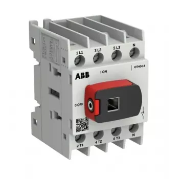 ABB OTOT40G1-4BSN2Plus 40A 4-polni odklopnik bremena, okvir G1, talna montaža