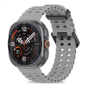 Tech-Protect Iconband Pro silikonski pašček za Samsung Galaxy Watch Ultra 1/2 47mm siv