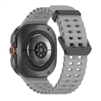 Tech-Protect Iconband Pro silikonski pašček za Samsung Galaxy Watch Ultra 1/2 47mm siv