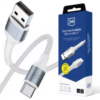 3mk Hyper Cable N-SERIES kabel USB-A na USB-C 1m 18W bel