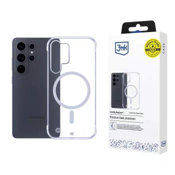 3MK Just20g MagCase za Samsung Galaxy S26 Ultra - prosojen ovitek za hrbtno stran MagSafe