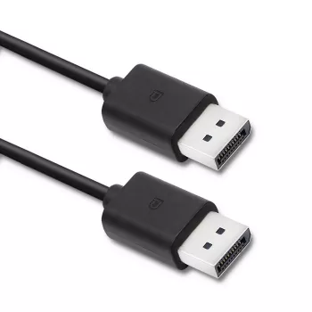 Qoltec kabel DisplayPort v1.2, vtič na vtič, 1,8 m, črn, 4K 60Hz