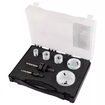 GRAPHITE bi-metal set luknjačev 19-68 mm, 7-delni