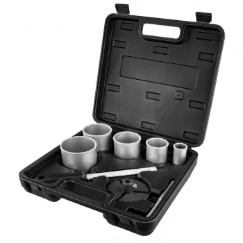 Komplet luknjačev iz volframovega karbida GRAPHITE 32-83 mm, 8-delni