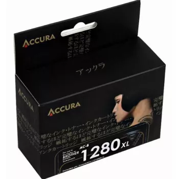 ACCURA AC-B1280BXL kartuša s črnilom črna visoke izdatnosti za Brother LC1280XLBK