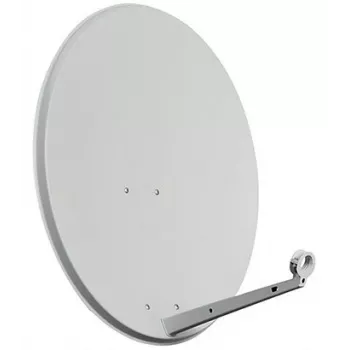CORAB AS-80-PRO offset satelitska antena 80 cm pocinkano jeklo svetlo siva