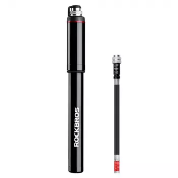 Rockbros SMART-B mini kolesarska tlačilka 150 PSI Presta Schrader ventil črna