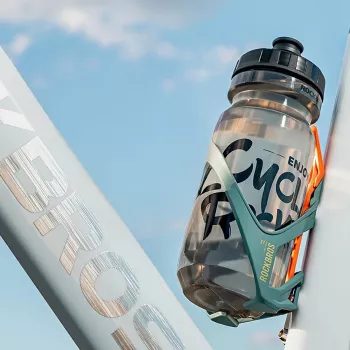 ROCKBROS ROAD TO SKY nosilec za kolesarsko steklenico z vgrajenimi ročicami za gume - modro-oranžen