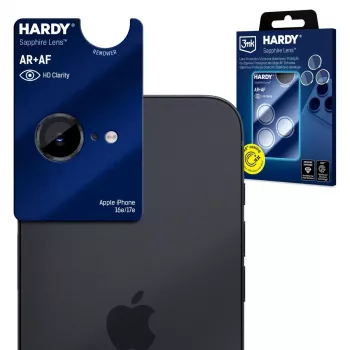 3MK PROTECTION Apple iPhone 16E/17E - 3mk Hardy safirna leča