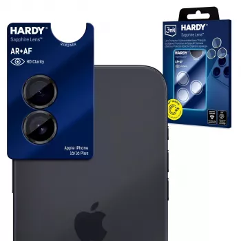 3MK PROTECTION Apple iPhone 16/16 Plus/17 - 3mk Hardy safirna leča