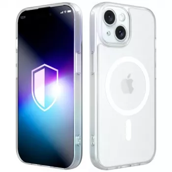 3MK Misty MagCase za Apple iPhone 15 - bela