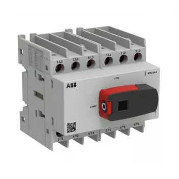 ABB OT Plus OT25G1-6BS25 A odklopno stikalo, okvir G1, 6-polno, z ročajem