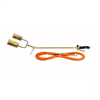 AWTOOLS AW13855 plinski gorilnik – s piezo vžigom, butan, za spajkanje in trdo spajkanje, 1300°C, EN417