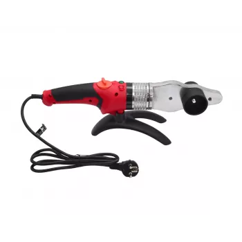 AWTOOLS 2000W varilnik plastičnih cevi za PVC PP PE PB PVDF PPR 20-63mm s 6 PTFE šobami, stojalom, rezilom, rokavicami, kovčkom