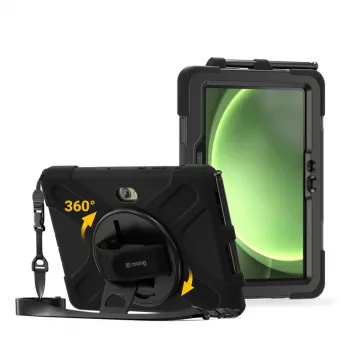 Crong Defender Plus robustno ohišje za Samsung Galaxy Tab Active5 Pro 10,1 inch – črno