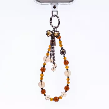 Crong obesek za telefon Lanyard – zlata pentlja