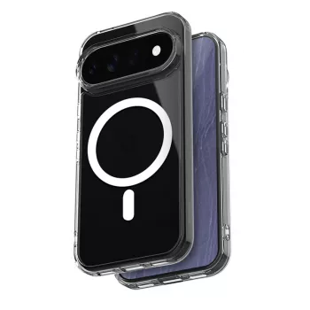 Crong Hybrid Clear Magnetic ohišje za Google Pixel 11 - združljivo z MagSafe, prozorno