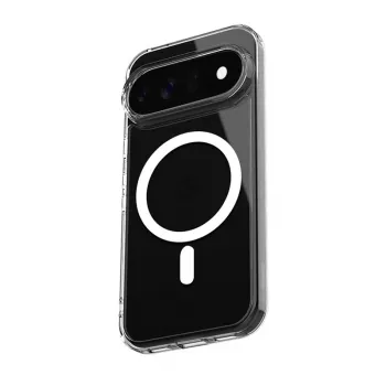 Crong Hybrid Clear Magnetic ohišje za Google Pixel 11 - združljivo z MagSafe, prozorno